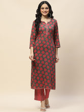 Printed Cotton Kurta Set